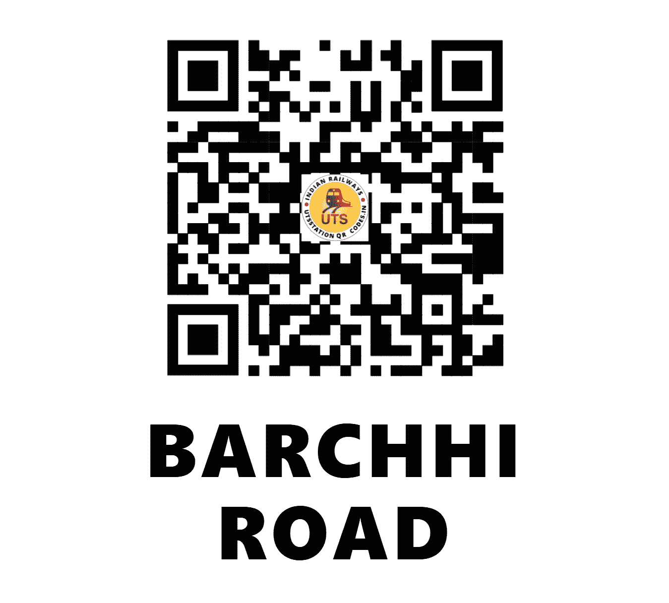 UTS QR Code for BARCHHI ROAD - BCRD - CR (MADHYA PRADESH)
